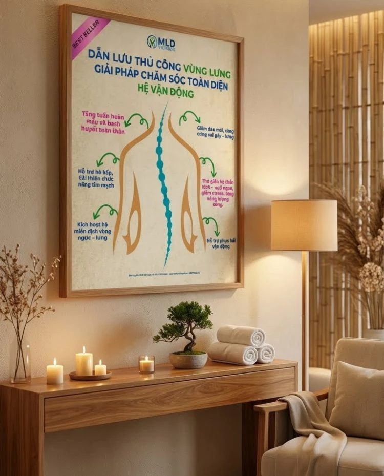 Tranh Dẫn Lưu Bạch Huyết Vùng Lưng